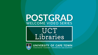 What the Libraries can do for Postgraduates