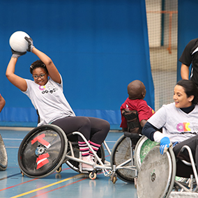 Wheelchair athlete